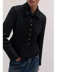ME+EM - Textured Peplum Jacket - Lyst