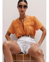 ME+EM - Trim Detail Blouse - Lyst