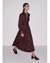 ME+EM - Whimsical Bulbs Print Maxi Dress + Tie - Lyst