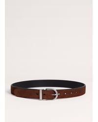 ME+EM - Round Reversible Belt Chestnut - Lyst