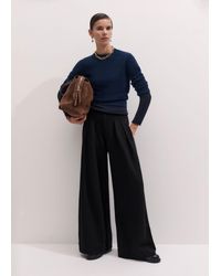 ME+EM - Luxe Travel Tailoring Wide-Leg Trouser - Lyst