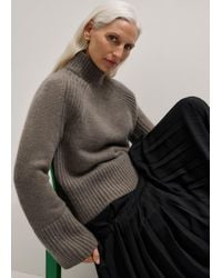 ME+EM - Cashmere High Neck Statement Jumper - Lyst