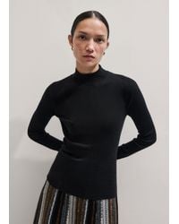 ME+EM - Barely There Slim Rib Layering Jumper - Lyst