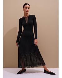 ME+EM - Conceal + Reveal Metallic Maxi Dress - Lyst