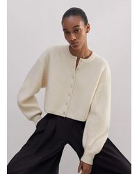 ME+EM - Dramatic Sleeve Crop Knit Jacket - Lyst