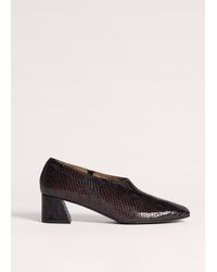 ME+EM - High Fronted Block Heel Chocolate - Lyst