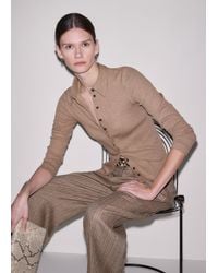 ME+EM - Ultimate Rib Shirt Camel Melange - Lyst