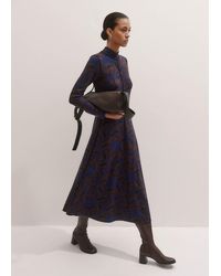 ME+EM - Moonlight Floral Print Maxi Dress - Lyst