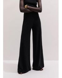 ME+EM - Textured Wide-Leg Palazzo Pant - Lyst
