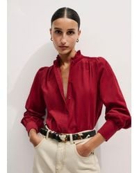 ME+EM - Super Soft Micro Cord Blouse - Lyst