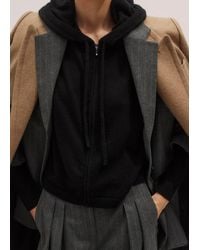 ME+EM - Cashmere Sleeveless Relaxed Zip Hoody - Lyst