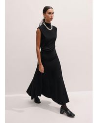 ME+EM - High Neck Knit Maxi Dress + Layering Top - Lyst