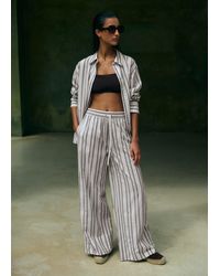ME+EM - Summer Stripe Drawstring Beach Trouser - Lyst