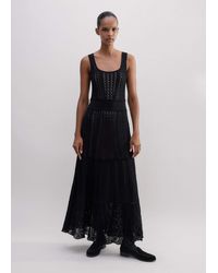 ME+EM - Fine Pointelle Knit Maxi Dress - Lyst