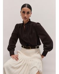 ME+EM - Super Soft Micro Cord Blouse - Lyst