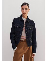 ME+EM - Denim Military Jacket - Lyst