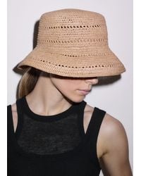 ME+EM - Raffia Bucket Hat - Lyst