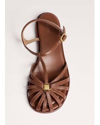 ME+EM - Caged T-Bar Sandal - Lyst