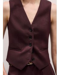 ME+EM - Luxe Tailored Vest - Lyst