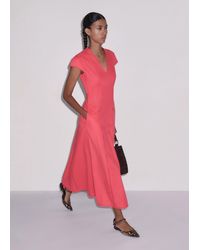 ME+EM - Crease-Less Embroidery Stitch Detail Maxi Dress - Lyst