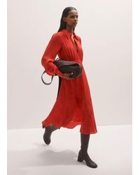 ME+EM - Fluid Fit And Flare Midi Dress - Lyst