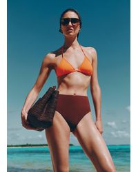 ME+EM - High Rise Bikini Bottom - Lyst