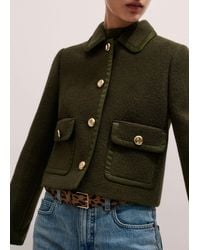 ME+EM - Straight Cropped Bound Jacket - Lyst