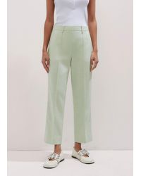 ME+EM - Lightweight Tailored Slim Crop Trouser - Lyst