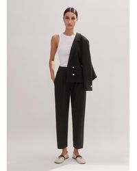 ME+EM - Textured Tailoring Tapered Trouser - Lyst