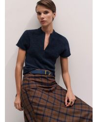 ME+EM - Responsible Alpaca Half Zip Baby Tee + Scarf - Lyst