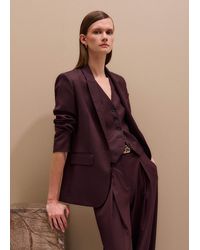 ME+EM - Luxe Sharp Shoulder Blazer - Lyst