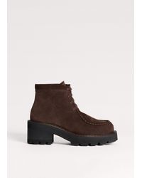 ME+EM - Chunky Lace Up Ankle Boot - Lyst