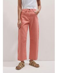 ME+EM - Cotton Stripe Engineered-Leg Pant - Lyst