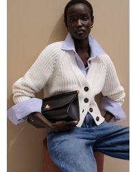 ME+EM - Chunky Raglan Relaxed Cardigan - Lyst