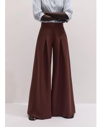 ME+EM - Ultimate Wide Leg Pleat Front Trouser - Lyst
