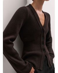 ME+EM - Merino Cashmere Waisted Cardigan - Lyst