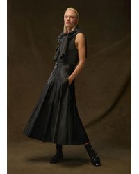 ME+EM - Am-To-Pm Leather Maxi Skirt - Lyst