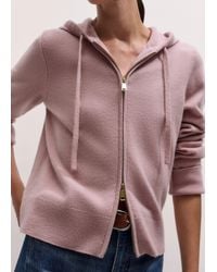 ME+EM - Cashmere Two Way Zip Straight Hoody - Lyst
