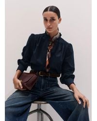 ME+EM - Super Soft Micro Cord Blouse - Lyst