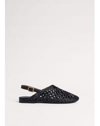ME+EM - Round Woven Slingback - Lyst