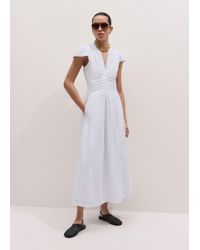 ME+EM - Cheesecloth Fit And Flare Maxi Dress - Lyst