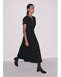 ME+EM - Lurex Boucle Jersey Midi Dress - Lyst
