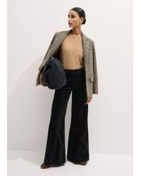 ME+EM - Short-Length Velvet Cord Travel Palazzo Pant - Lyst