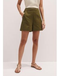 ME+EM - Herringbone Patch Pocket Short - Lyst