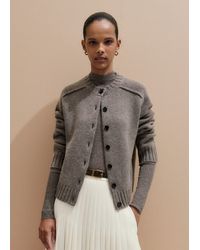 ME+EM - Cashmere Relaxed Saddle Shoulder Cardigan - Lyst
