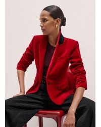 ME+EM - Velvet Evening Jacket - Lyst