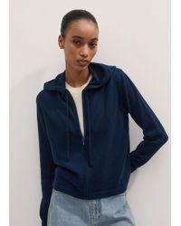 ME+EM - Cashmere Relaxed Fit Box Zip Hoody - Lyst
