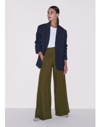 ME+EM - Shirred Wide Pant - Lyst