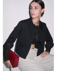 ME+EM - Milano Knit Short Sleeve Jacket - Lyst