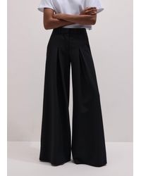 ME+EM - Ultimate Wide Pleat Front Trouser - Lyst